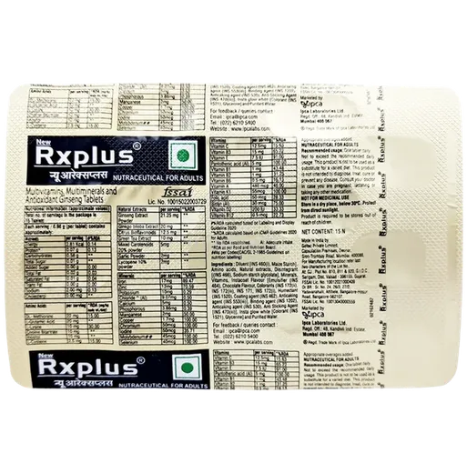 rx plus capsule 15's